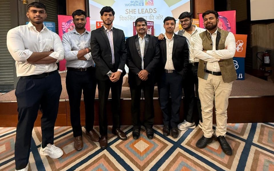 Visit & participation of Students from the Department of Political Science in Sansad TV discussions on 'She Leads – Viksit Bharat Ki Aur