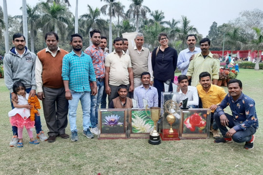 AUD shines at the DU Flower Show