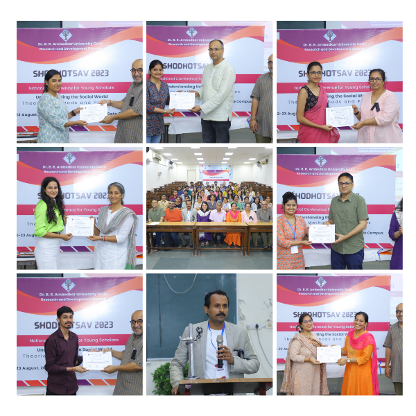 National Conference for Young Scholars (Shodhotsav at AUD)