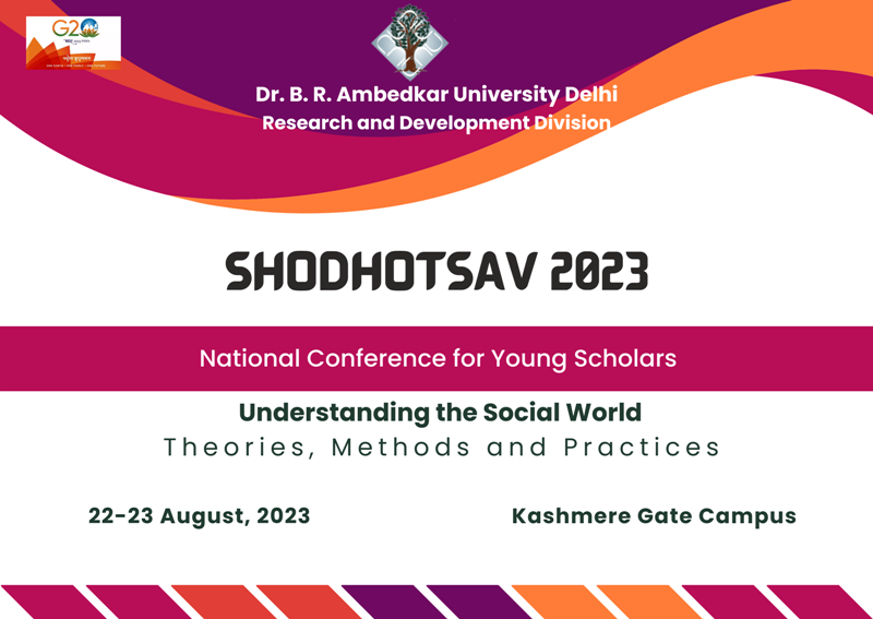 National Conference for Young Scholars (Shodhotsav at AUD)