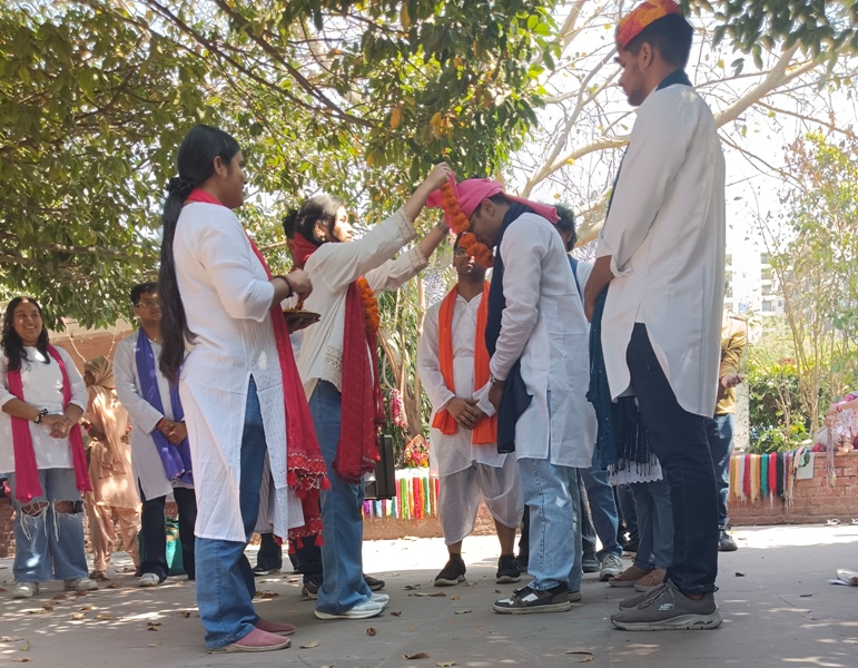 Performance at Dilli Haat