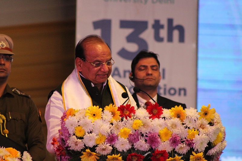 13th convocation of Dr. B.R. Ambedkar University Delhi on December 13th, 2024.