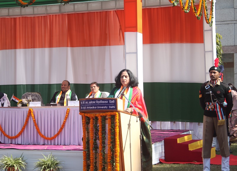 Republic Day 2025 Celebration at Karampura Campus.
