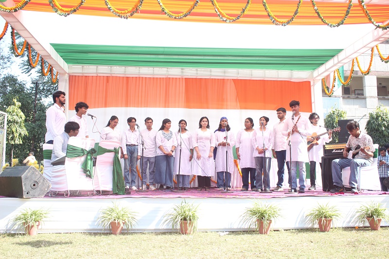 Republic Day 2025 Celebration at Karampura Campus.