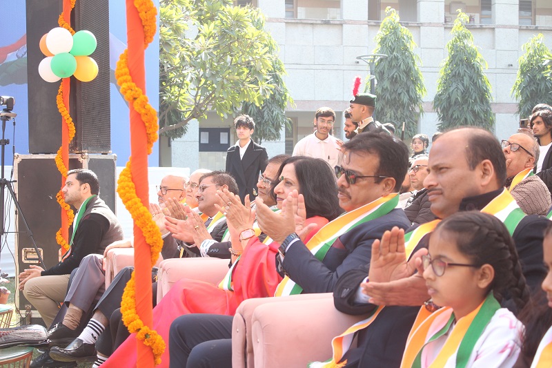 Republic Day 2025 Celebration at Karampura Campus.