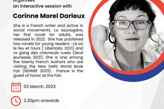 G20_Interaction with French Author_Corrine Morel Darleux 3rd March 2023