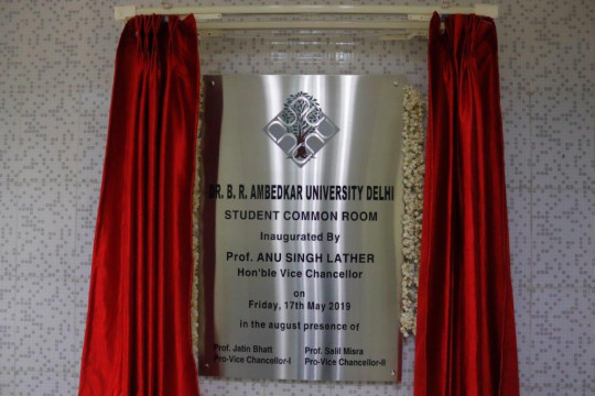 Inauguration of the Students Common Room at Kashmere Gate Campus