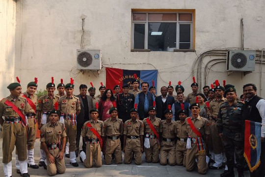 Cadet Investiture Ceremony as part of the NCC Day Celebrations 2nd Dec 2022