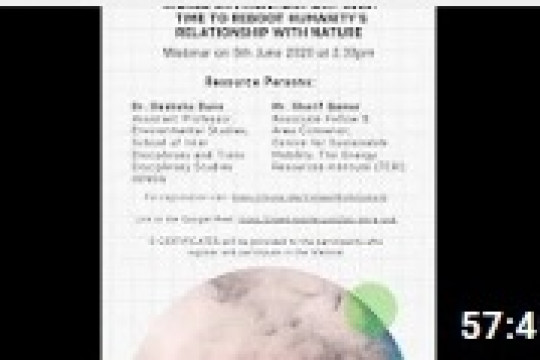 World Environment Day Webinar By SBPPSE