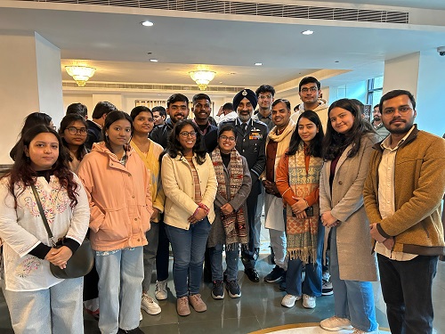 Sol students visited Sansad TV on 14 January 2025