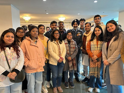 Sol students visited Sansad TV on 14 January 2025