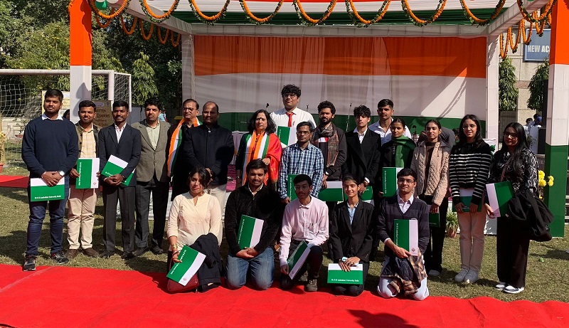 Republic Day 2025 Celebration at Karampura Campus.