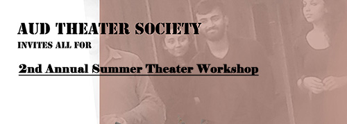 2nd Annual Summer Theater Workshop