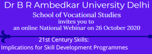 Webinar on 21st Century Skills: Implications for Skill Development Programmes