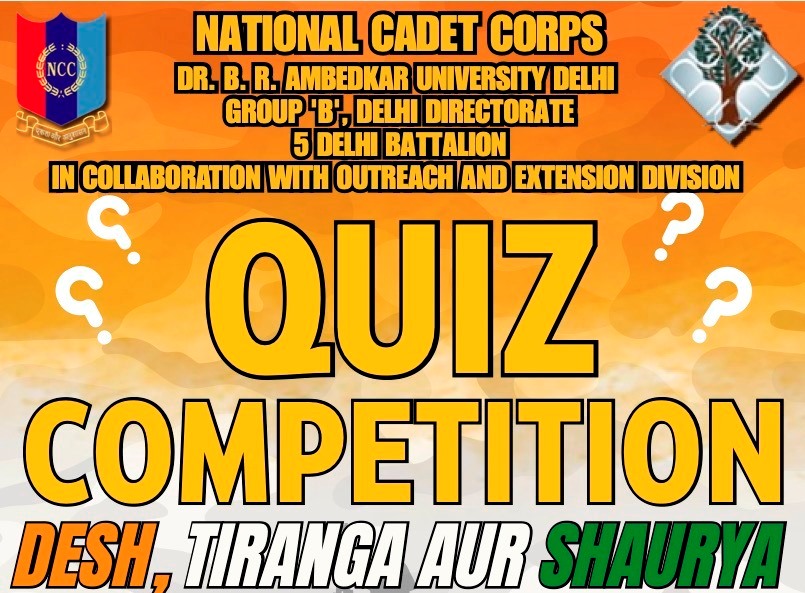 Desh, Tiranga aur Shaurya | Patriotic Quiz competition on 11th August, 2025, Monday (1 PM - 2 PM)