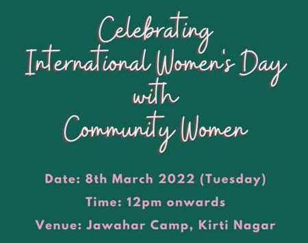 Celebrating International Women's Day with Community Women