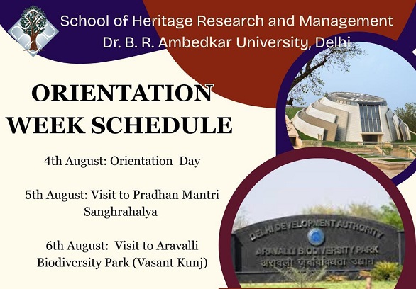 Orientation Day Week Schedule SHRM