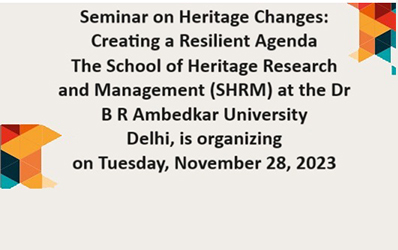 Seminar on Heritage Changes: Creating a Resilient Agenda