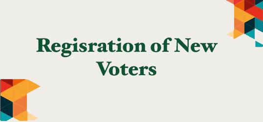 Registration of New Voters