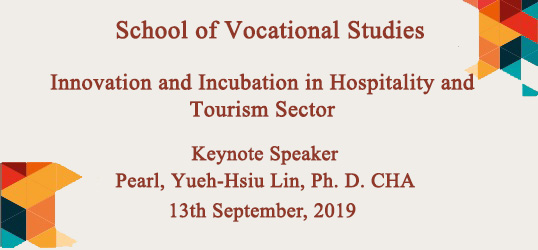 Innovations & Incubation in Tourism & Hospitality Sector