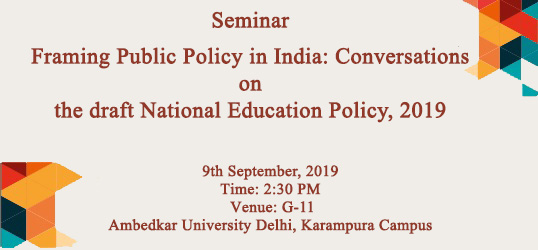 Conversations on the draft National Education Policy