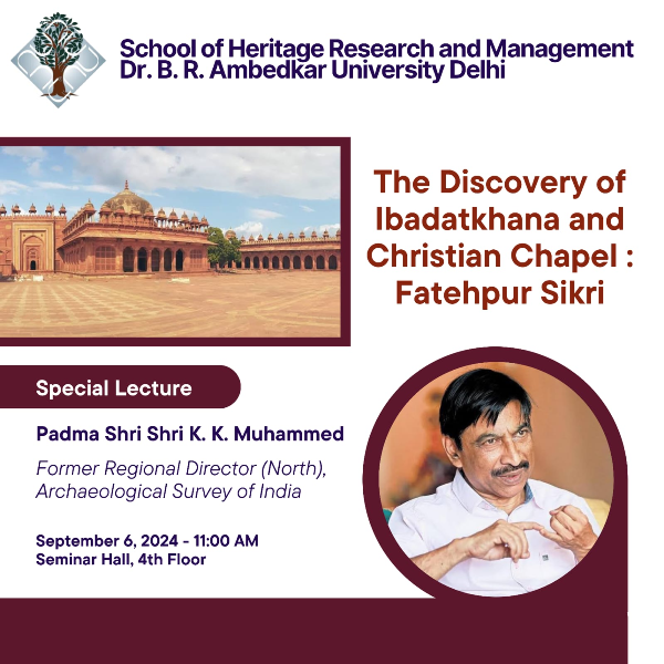 Padma Shri Shri K K Muhammed with SHRM faculty and students 06.09.24