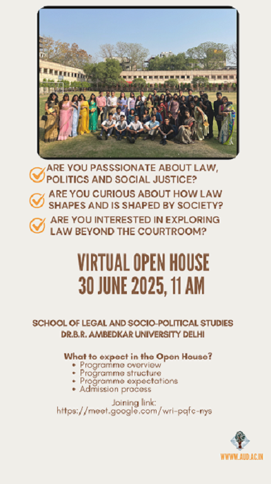 SLPS is organising Virtual open house