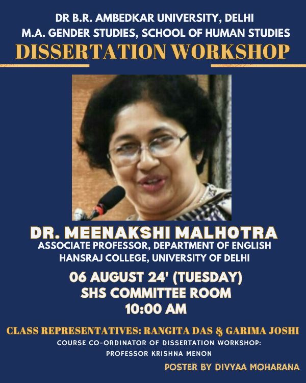 Desertation Workshop