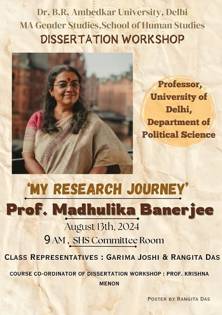 Disertation Workshop 'My Research Journey'