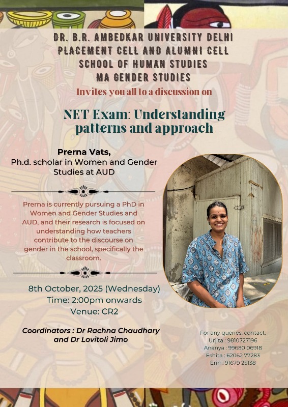 Alumni Connect and Placement Networking Seminar Series, Gender Studies