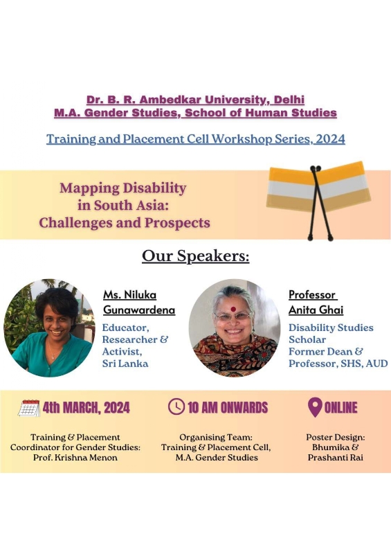 Mapping Disability in South Asia: Challenges and Prospects