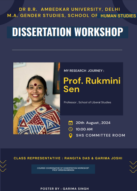 Dissertation Workshop SHS