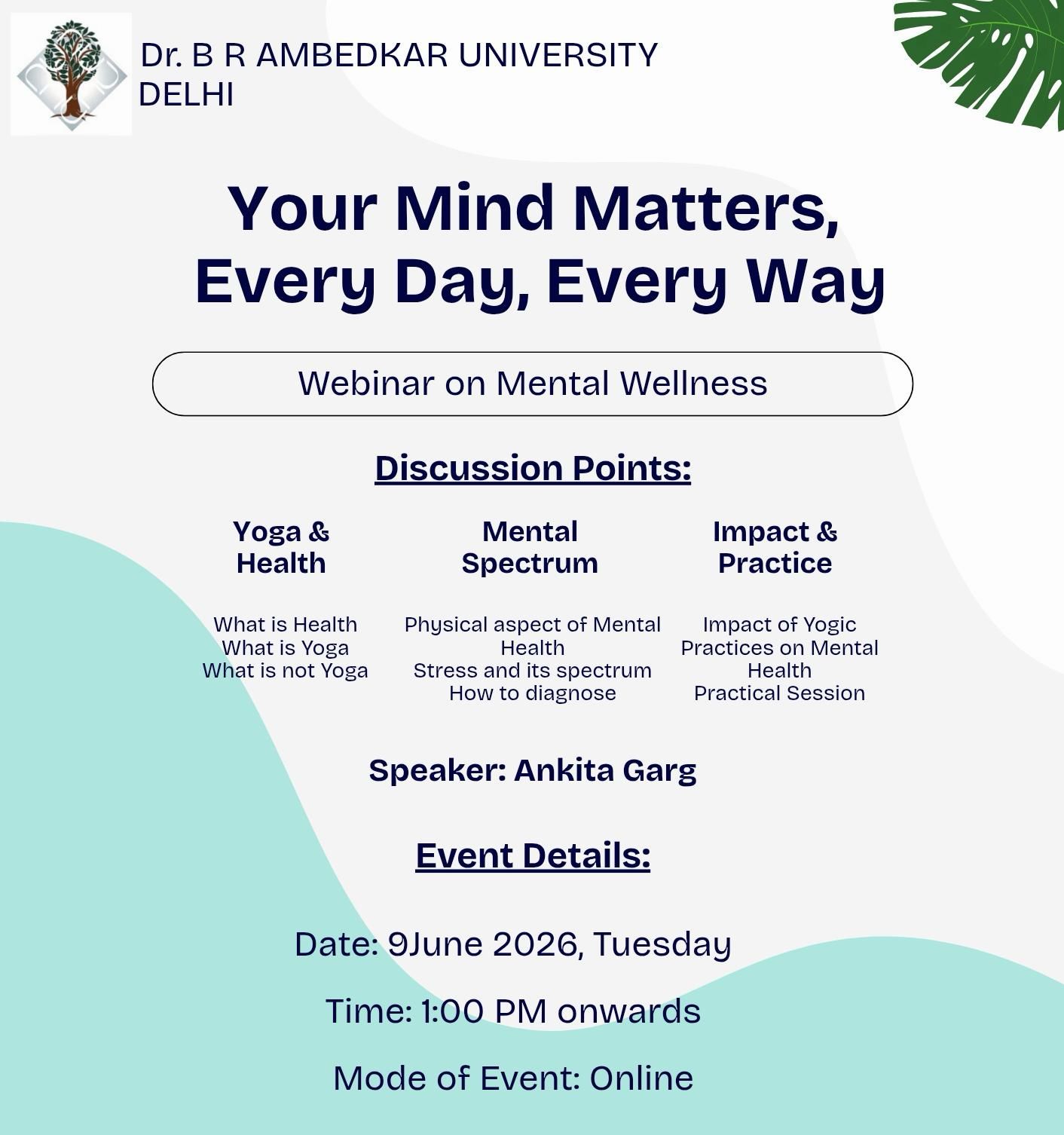 Webinar and Metal Wellness