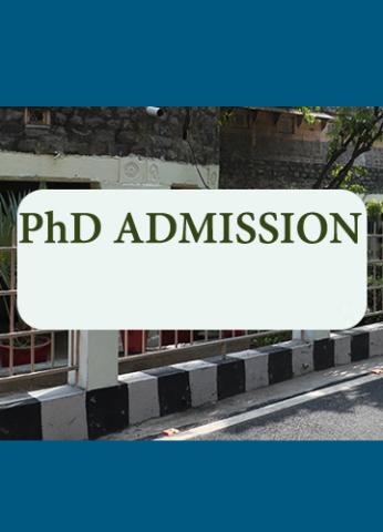 PhD ADmission