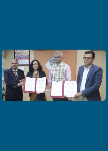 Signing of MoU with Delhi Pharmaceutical Sciences and Research University