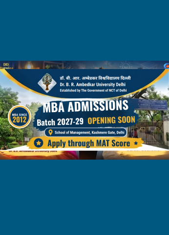 MBA Admissions 2027-29