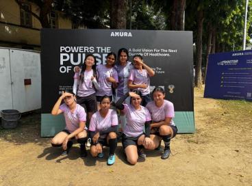 AUD girls' football team participated in the AIIMS Delhi,inter-university tournament  (PULSE) from September 17-20, 2025.
