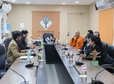 Signing of MOU with Mahabodhi International Meditation Centre Ladakh