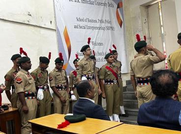 Cadet Investiture Ceremony as part of the NCC Day Celebrations 2nd Dec 2022
