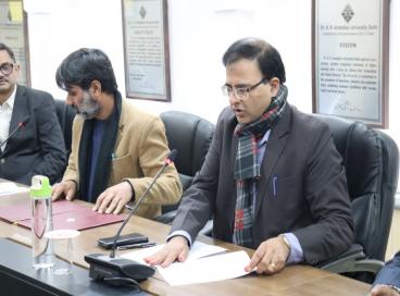 Signing of MOU with Mahabodhi International Meditation Centre Ladakh