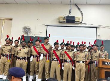 Cadet Investiture Ceremony as part of the NCC Day Celebrations 2nd Dec 2022