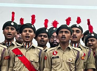 Cadet Investiture Ceremony as part of the NCC Day Celebrations 2nd Dec 2022