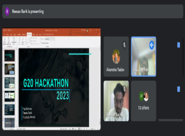 G20 hackathon 26th March 2023