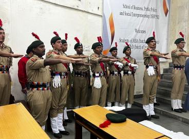 Cadet Investiture Ceremony as part of the NCC Day Celebrations 2nd Dec 2022