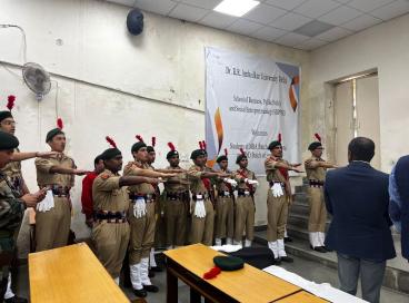Cadet Investiture Ceremony as part of the NCC Day Celebrations 2nd Dec 2022