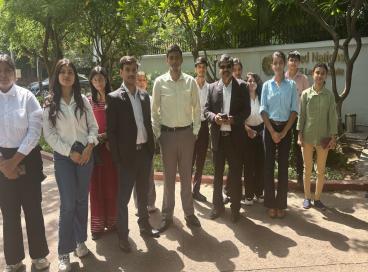 Visit & participation of Students from the Department of Political Science in Sansad TV discussions on 'She Leads – Viksit Bharat Ki Aur