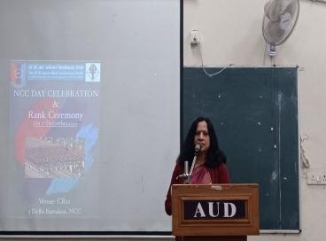 Cadet Investiture Ceremony as part of the NCC Day Celebrations 2nd Dec 2022