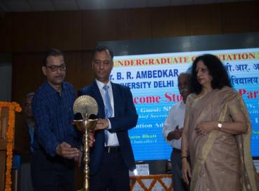 Dr. B.R. Ambedkar University Delhi (AUD) conducted an orientation programe for newly admitted students of all Under Graduate programme on 01.08.2019