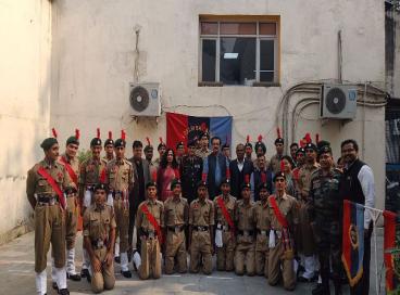Cadet Investiture Ceremony as part of the NCC Day Celebrations 2nd Dec 2022