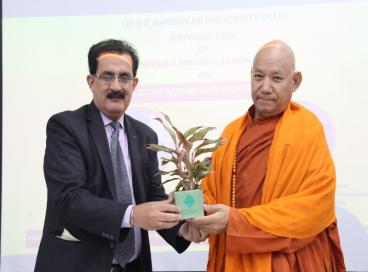 Signing of MOU with Mahabodhi International Meditation Centre Ladakh